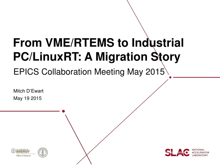 from vme rtems to industrial pc linuxrt