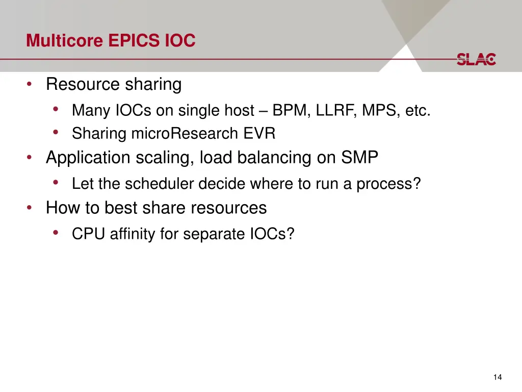 multicore epics ioc