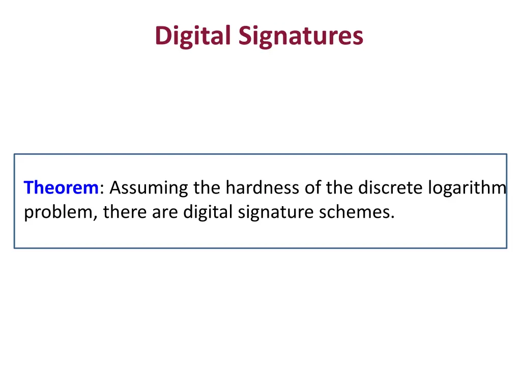 digital signatures 1