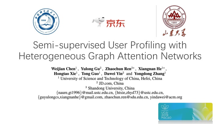 semi supervised user profiling with heterogeneous