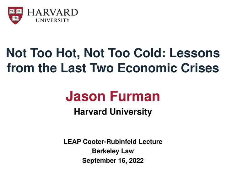 not too hot not too cold lessons from the last