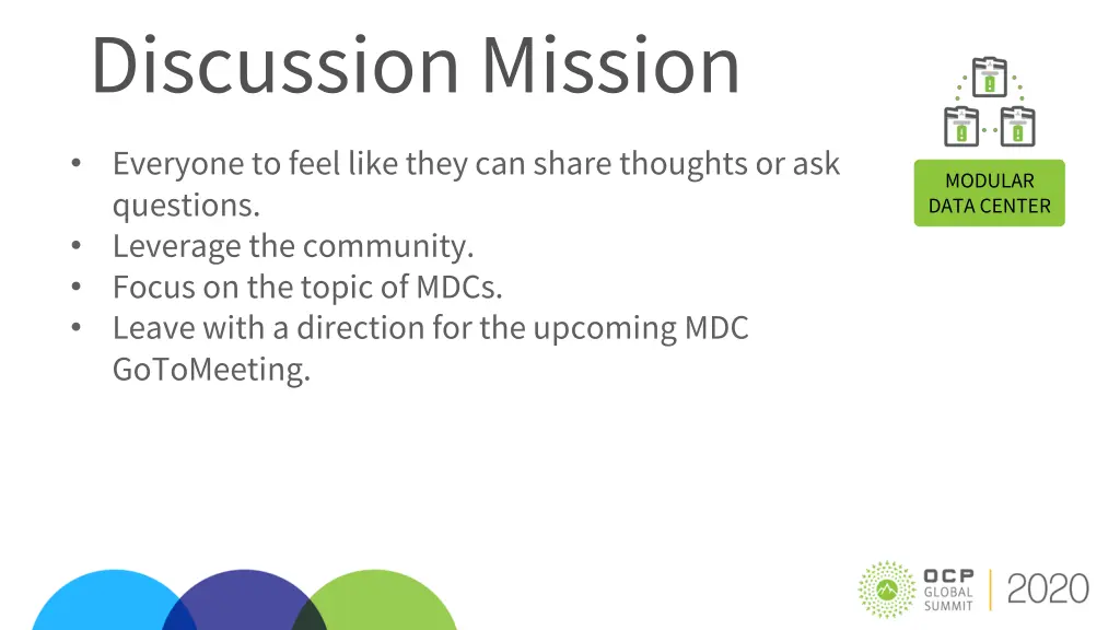 discussion mission