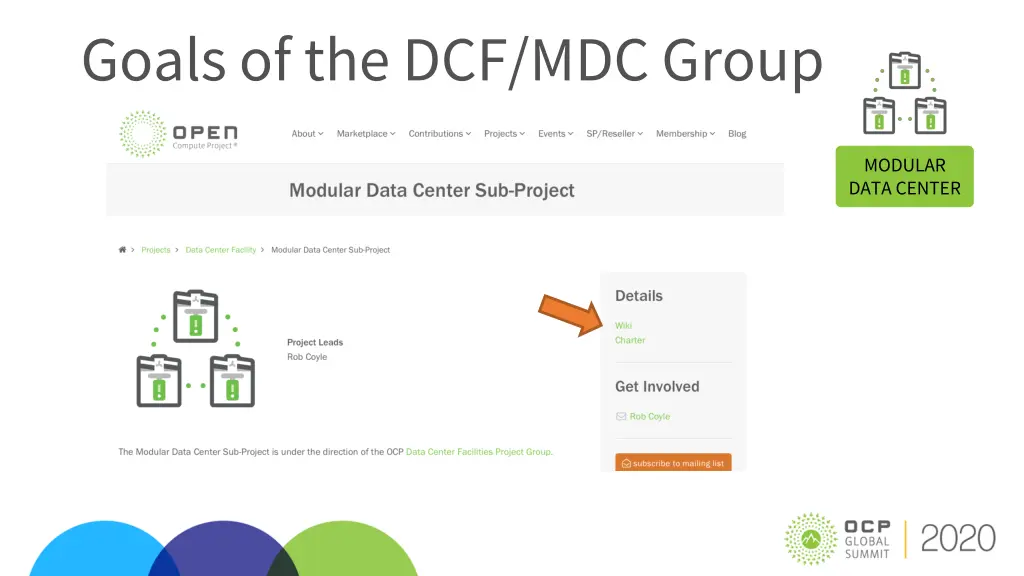 goals of the dcf mdc group 1