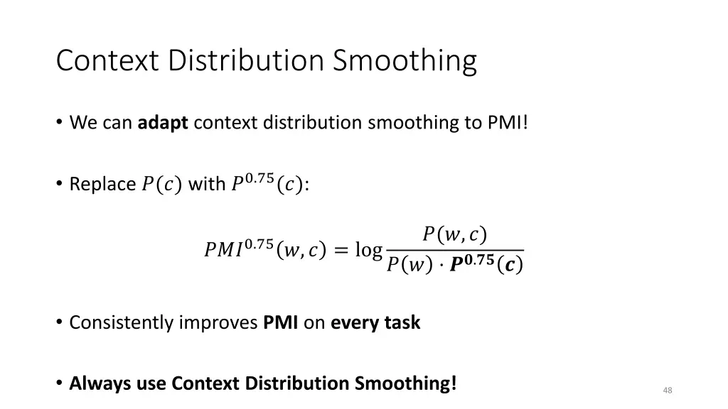 context distribution smoothing 2