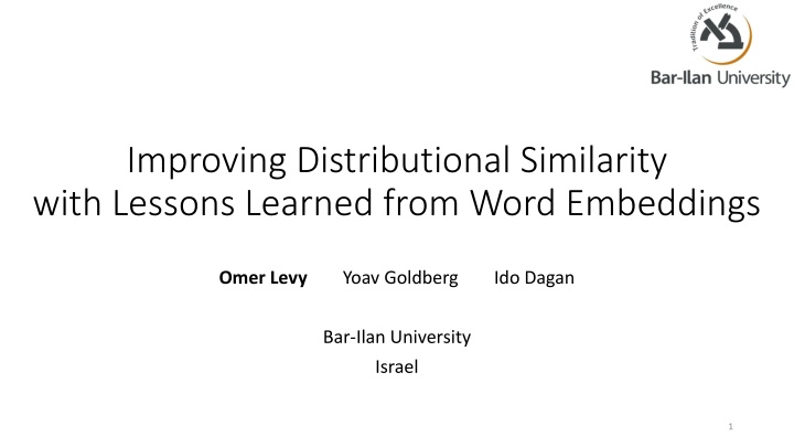 improving distributional similarity with lessons