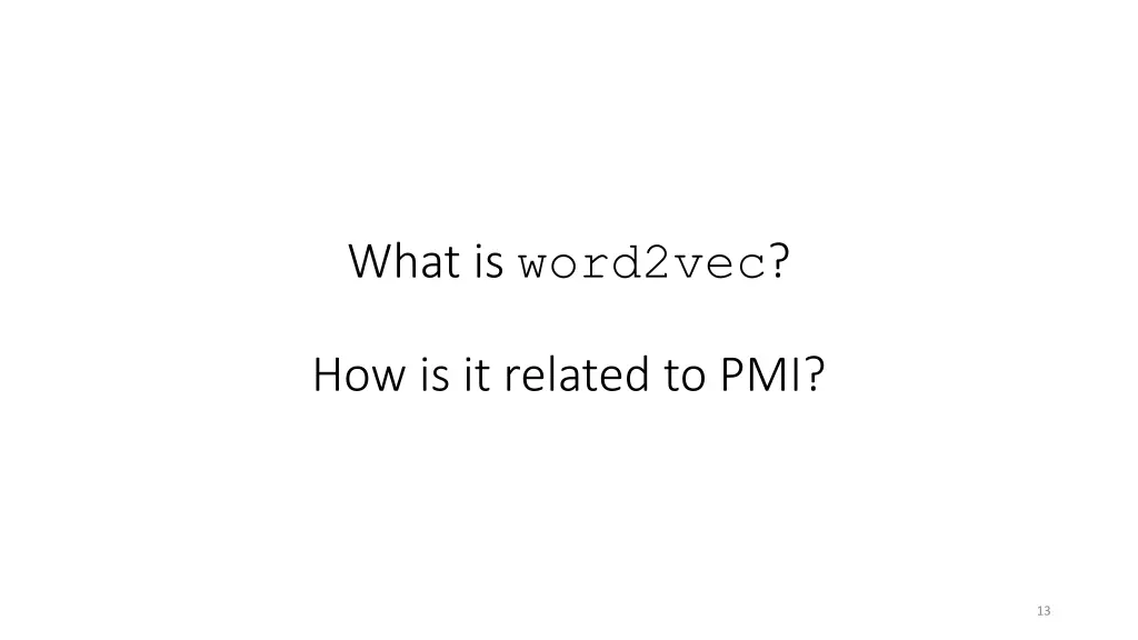 what is word2vec 1