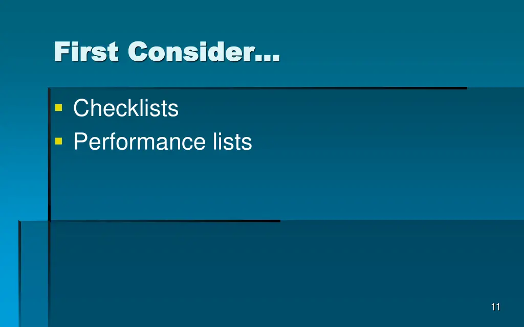 first consider first consider