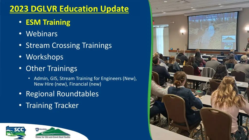 2023 dglvr education update esm training webinars