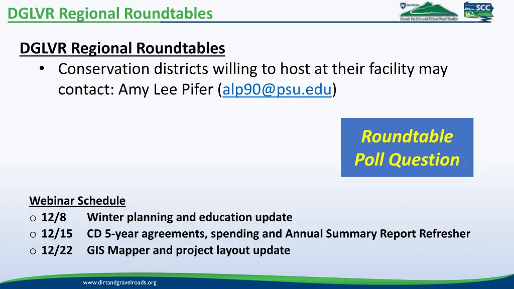 dglvr regional roundtables 2