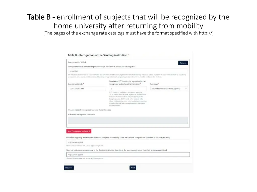 table b table b enrollment of subjects that will