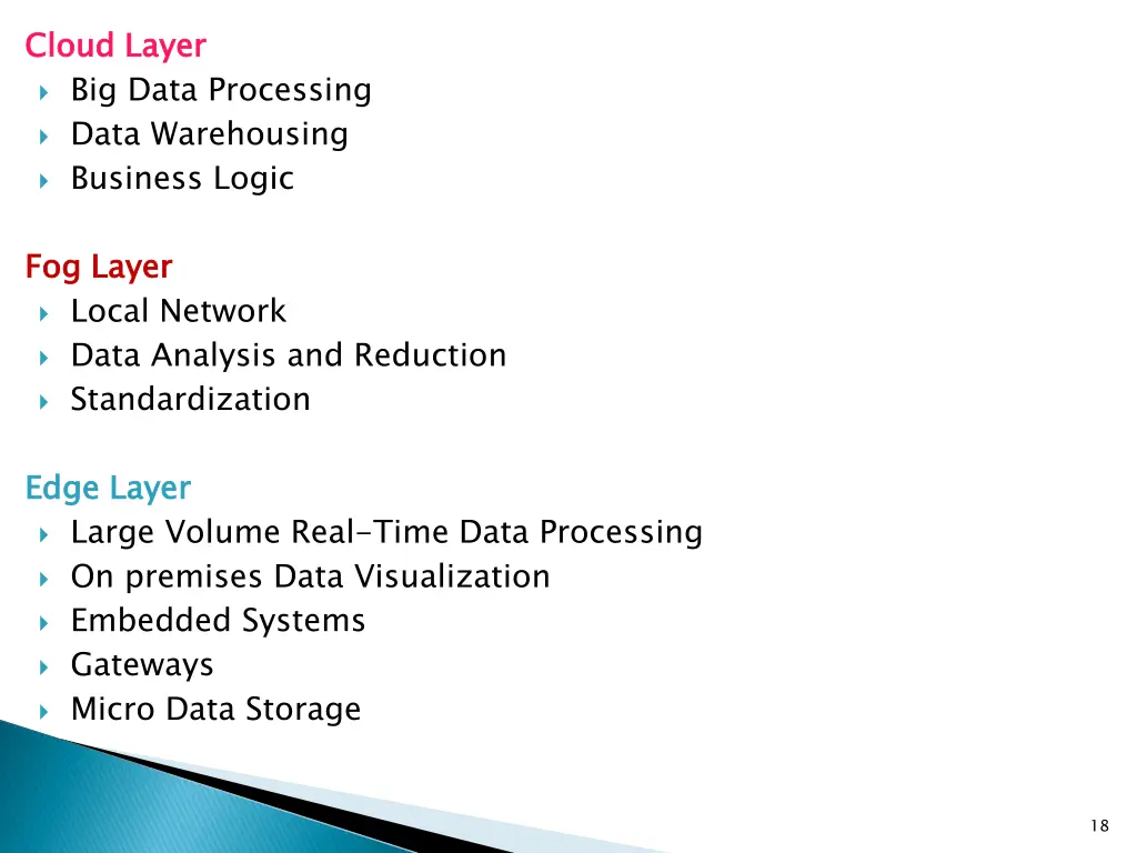 cloud layer big data processing data warehousing