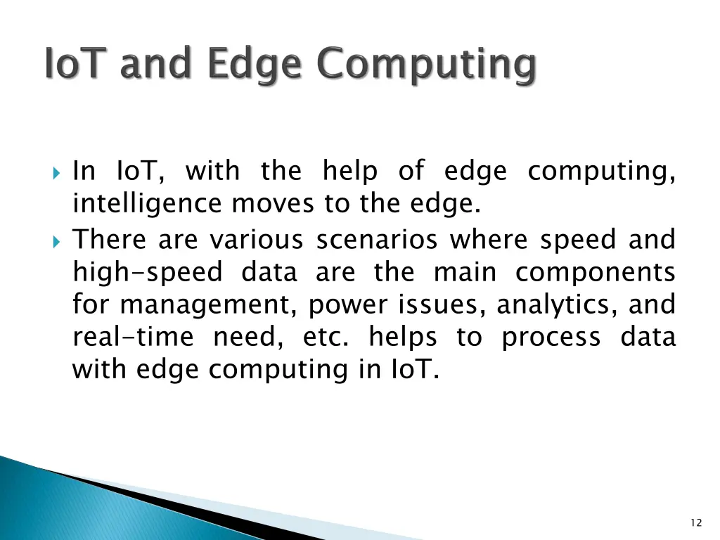 in iot with the help of edge computing