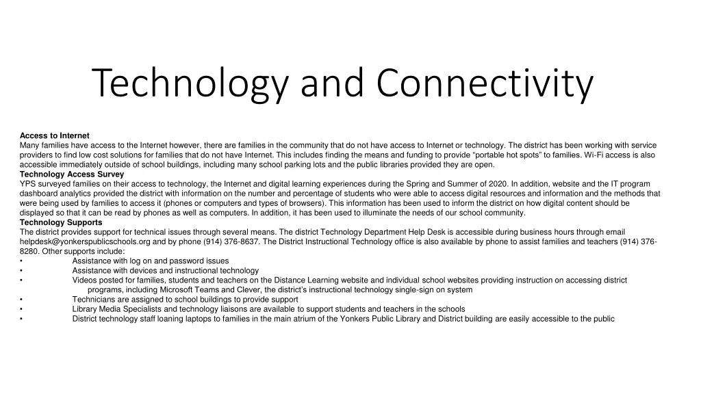 technology and connectivity