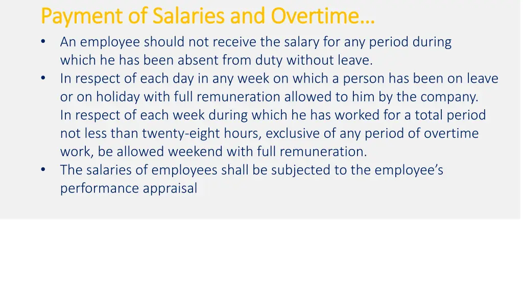 payment payment of salaries and of salaries 1