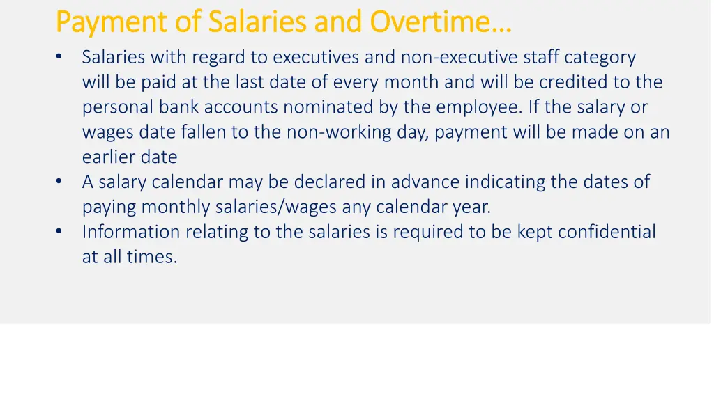 payment payment of salaries and of salaries 6