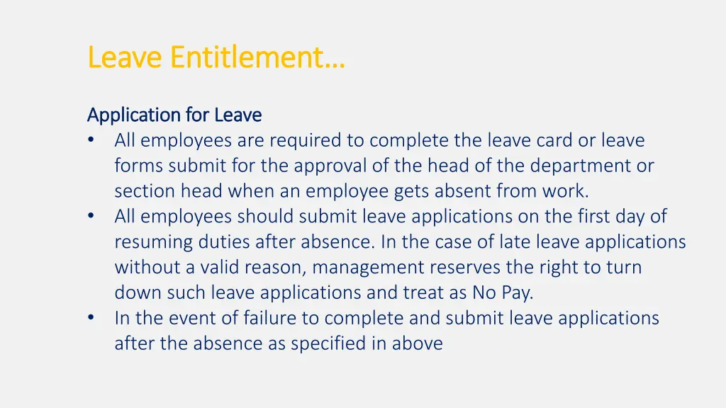 leave entitlement leave entitlement 2