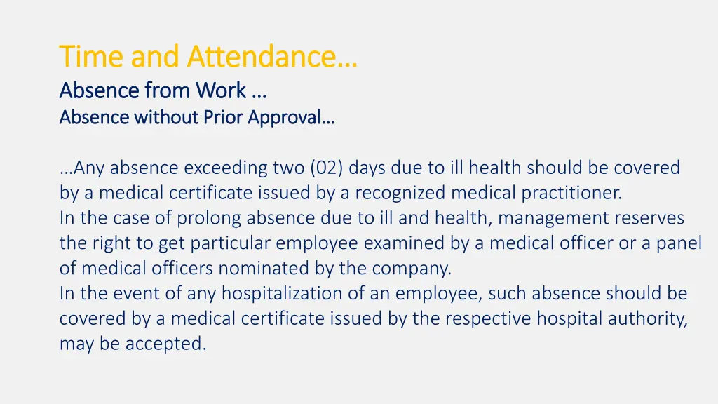 time and attendance time and attendance absence