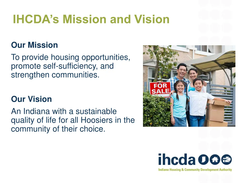 ihcda s mission and vision