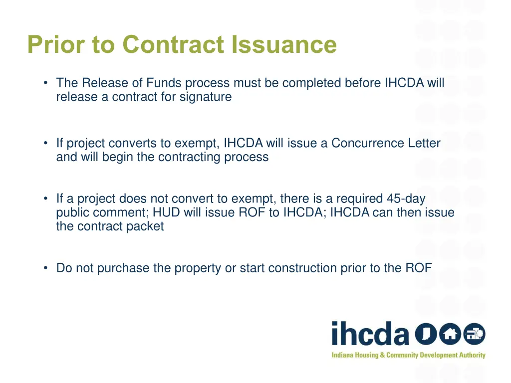 prior to contract issuance