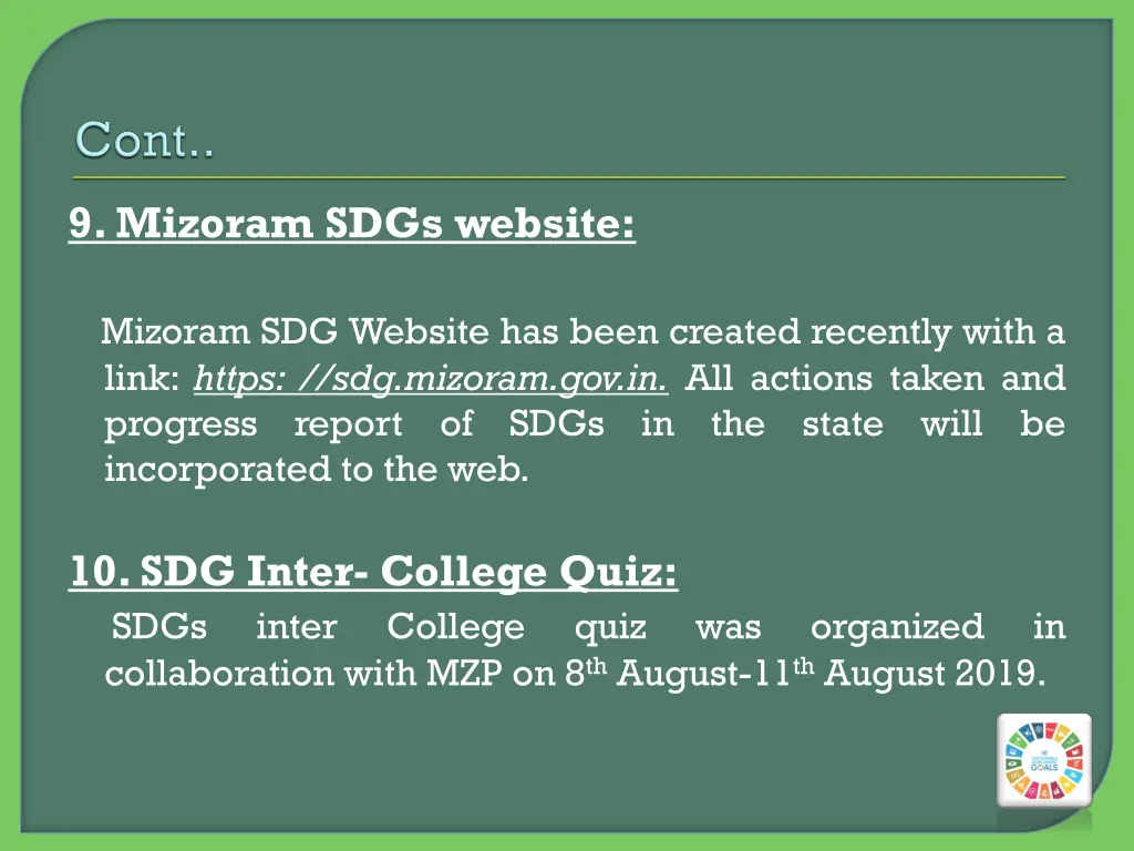 9 mizoram sdgs website