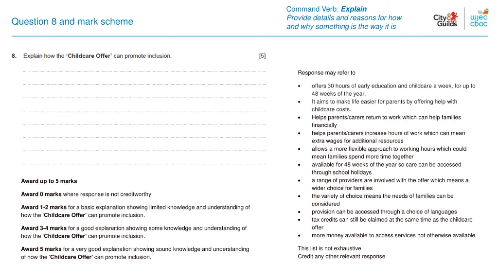 command verb explain provide details and reasons 2