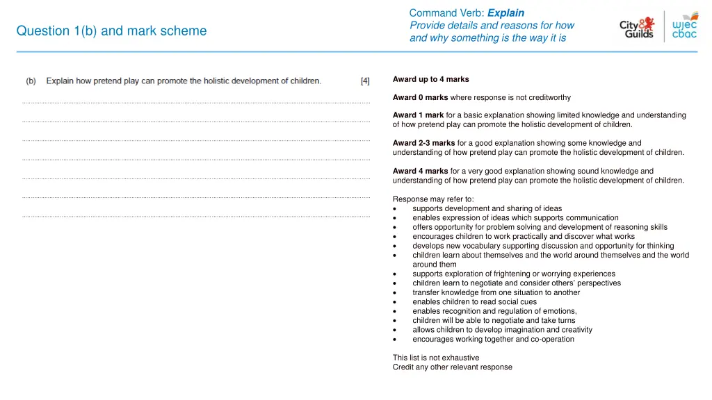 command verb explain provide details and reasons