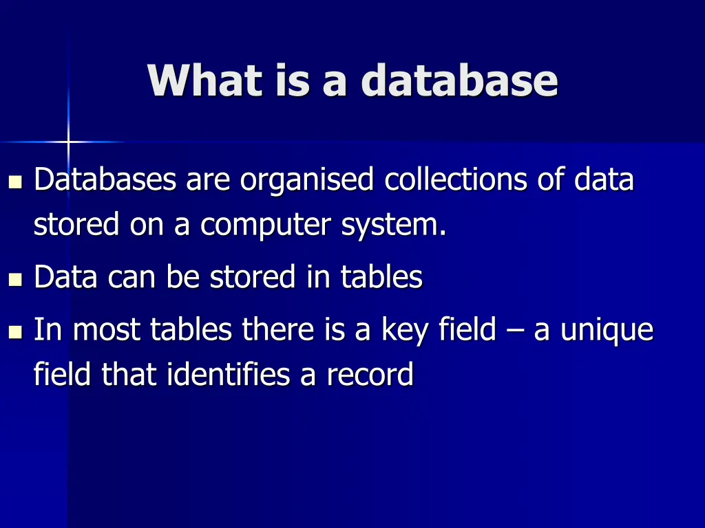 what is a database