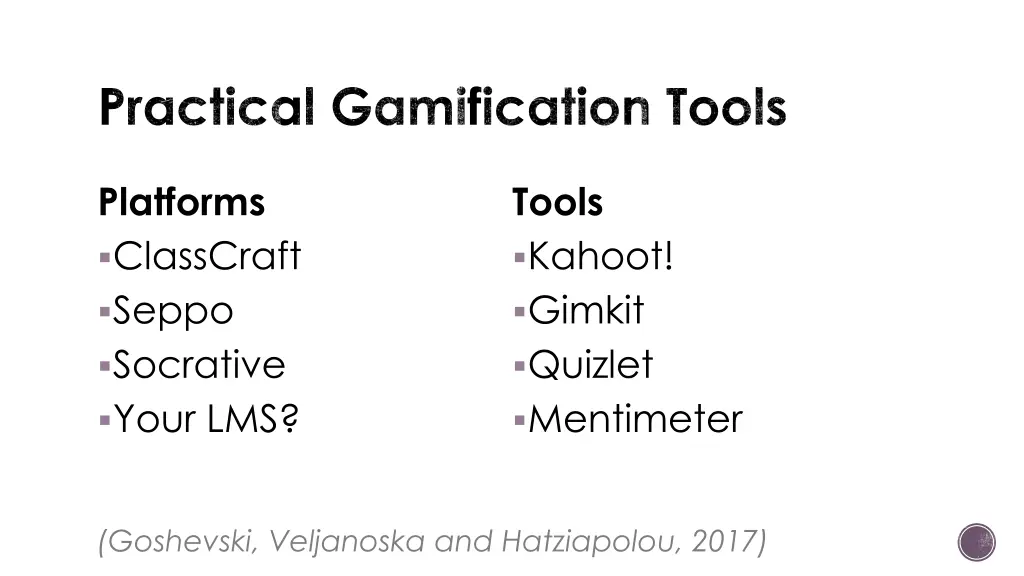 practical gamification tools