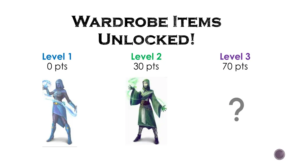 wardrobe items wardrobe items unlocked unlocked