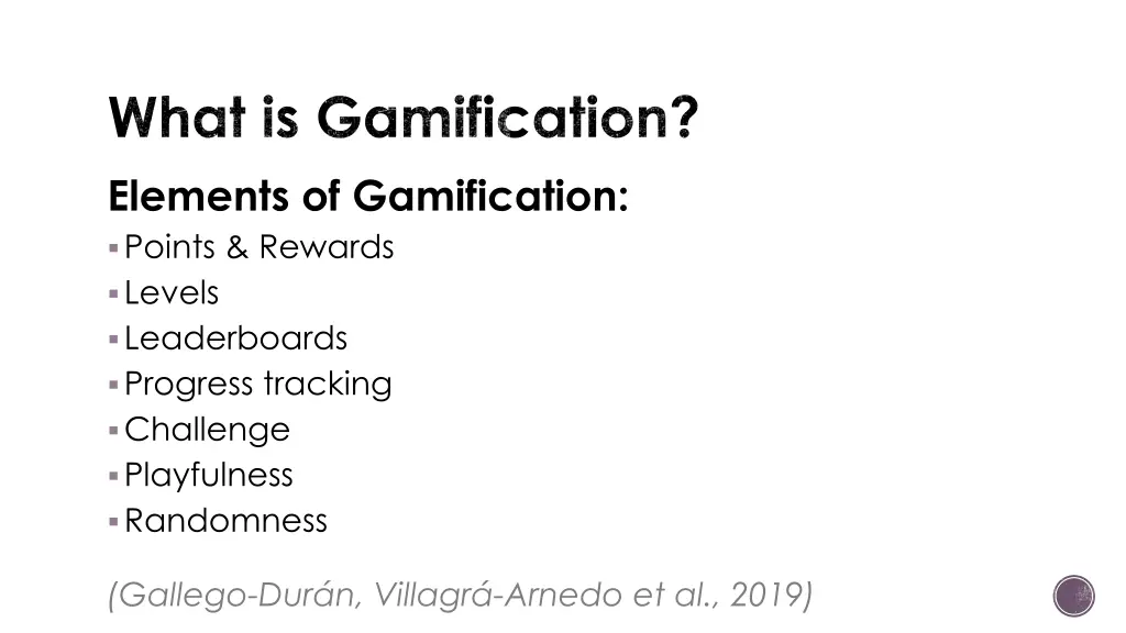 what is gamification elements of gamification