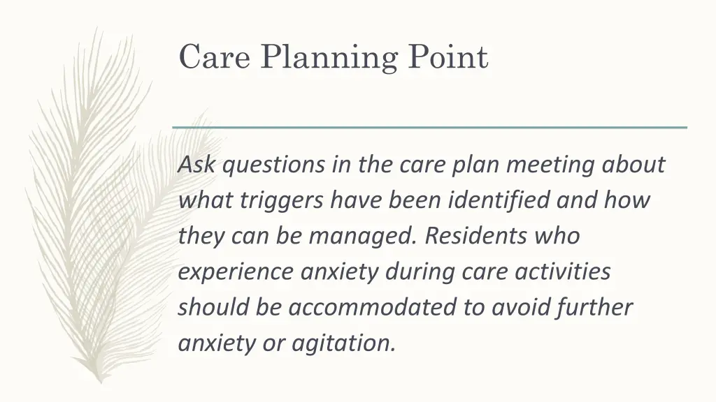 care planning point 1