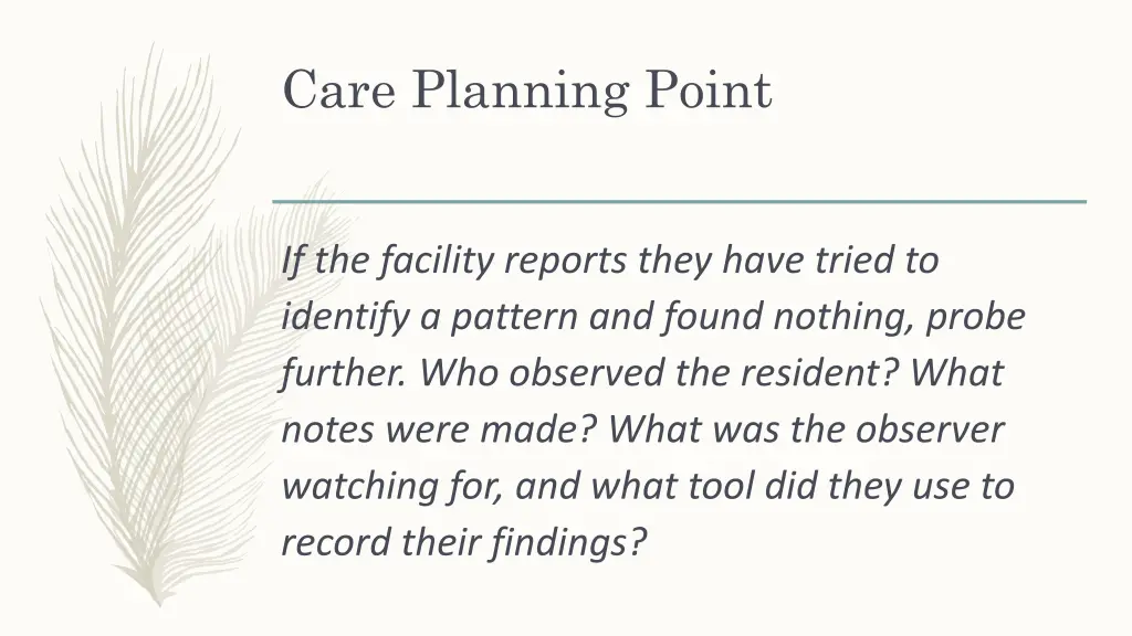 care planning point 3