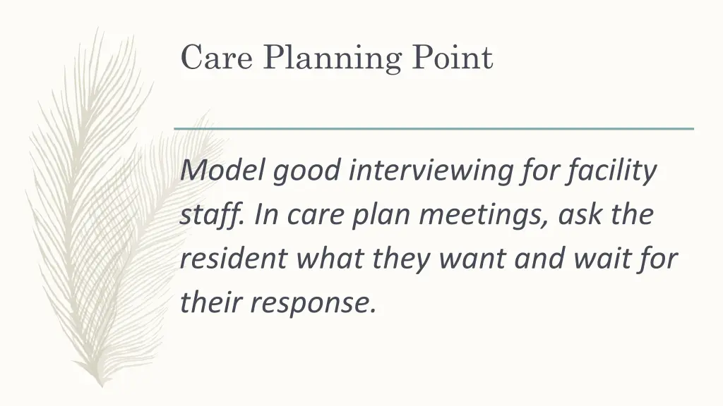 care planning point 5