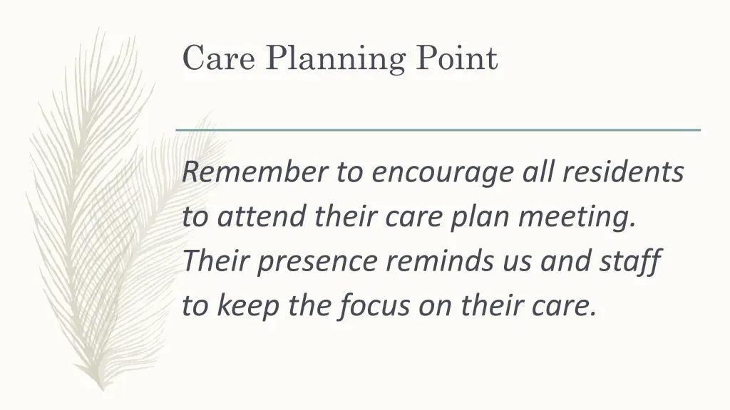 care planning point