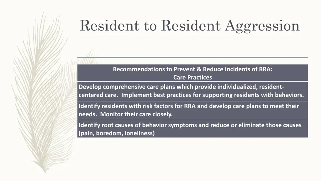 resident to resident aggression 4