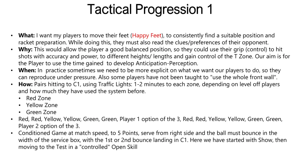 tactical progression 1 tactical progression 1