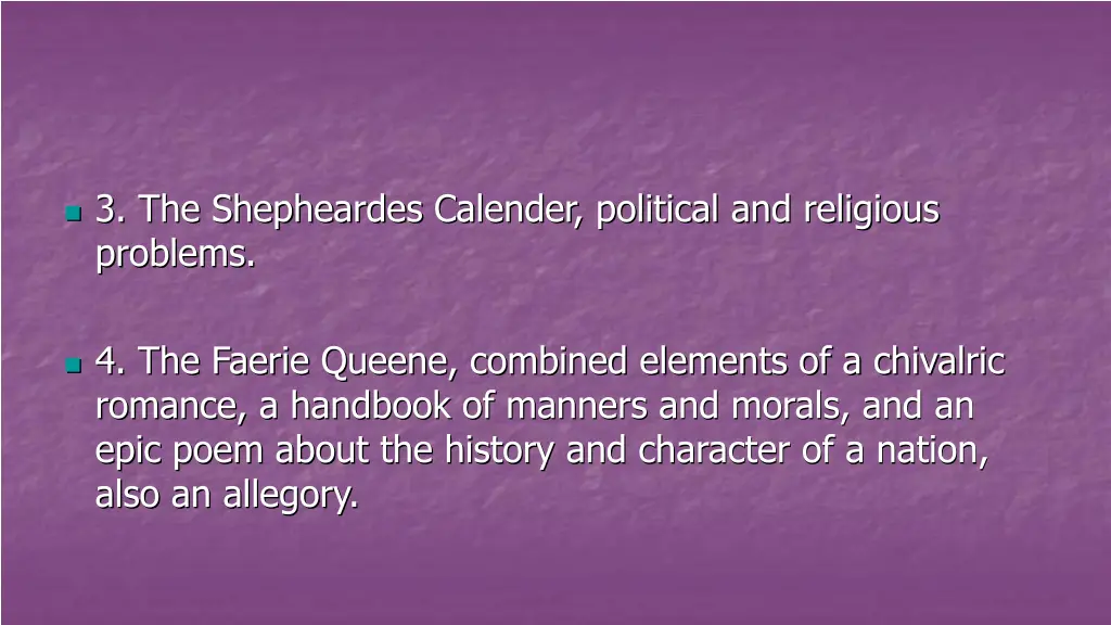 3 the shepheardes calender political