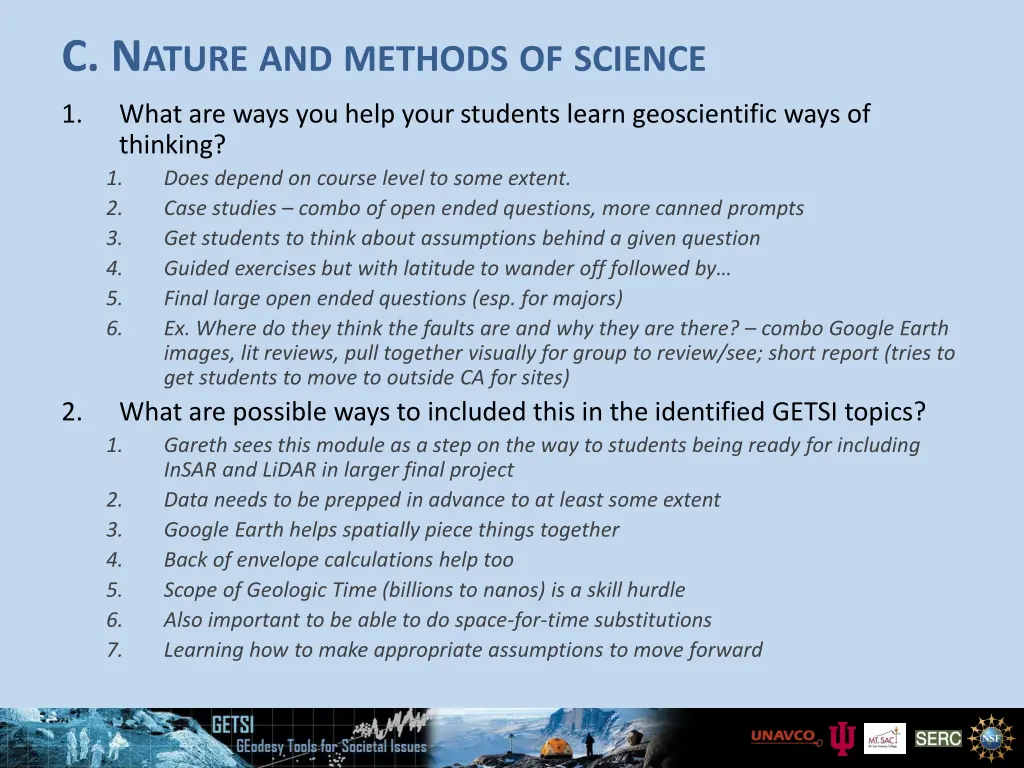 c n ature and methods of science 1