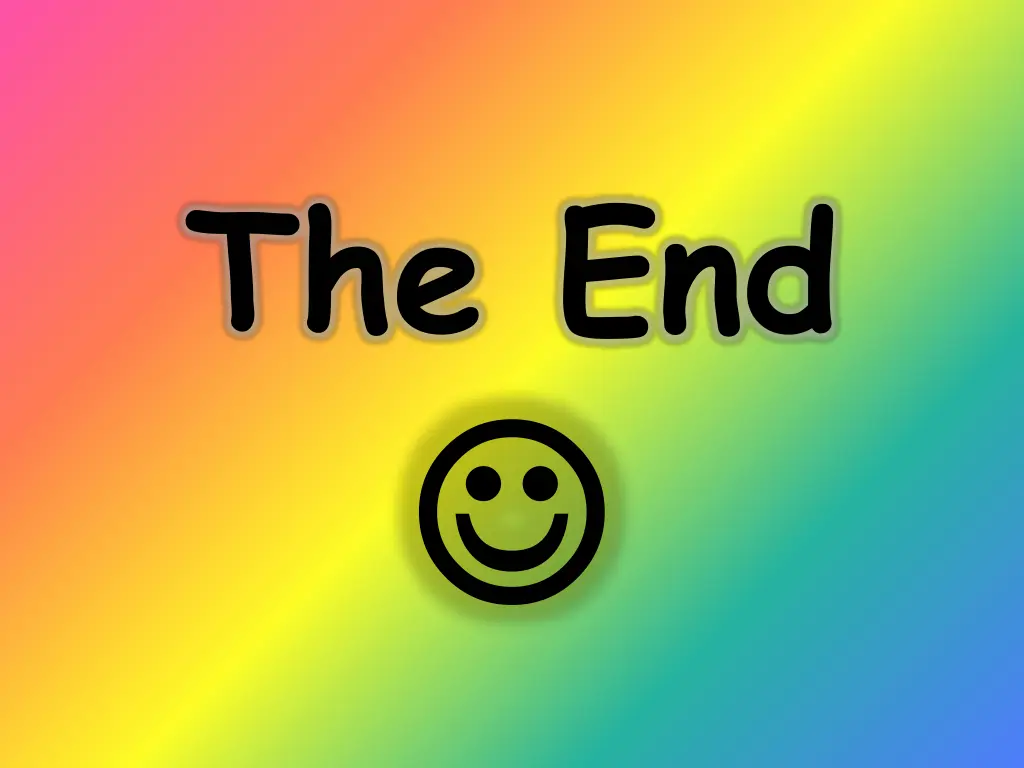 the end