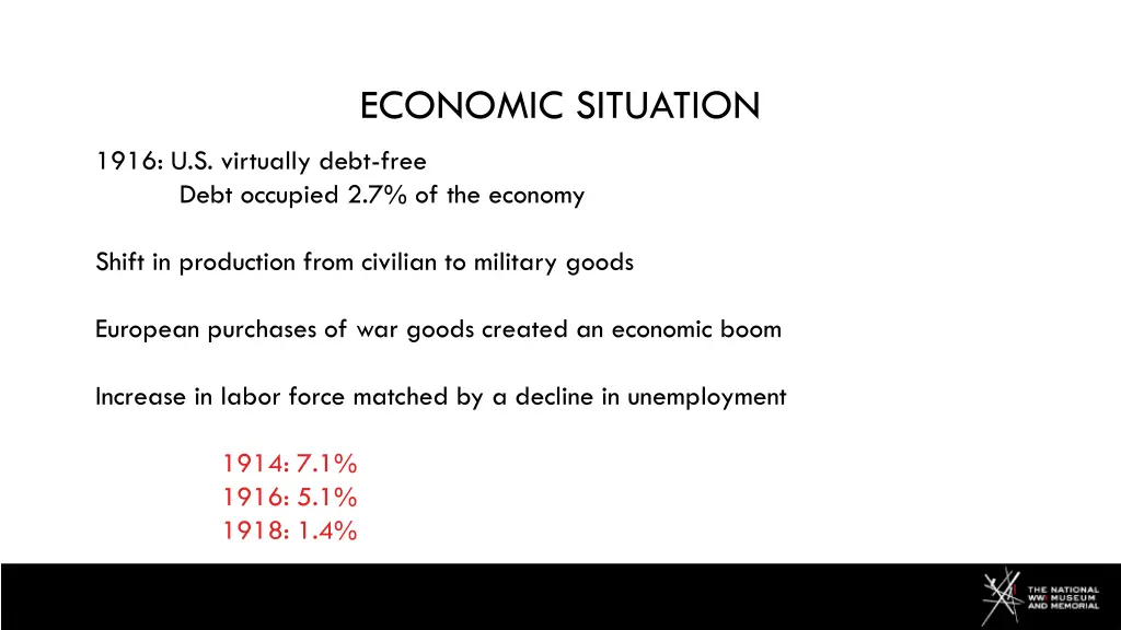 economic situation