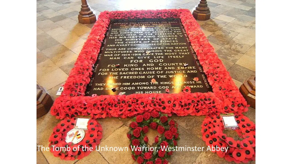 the tomb of the unknown warrior westminster abbey