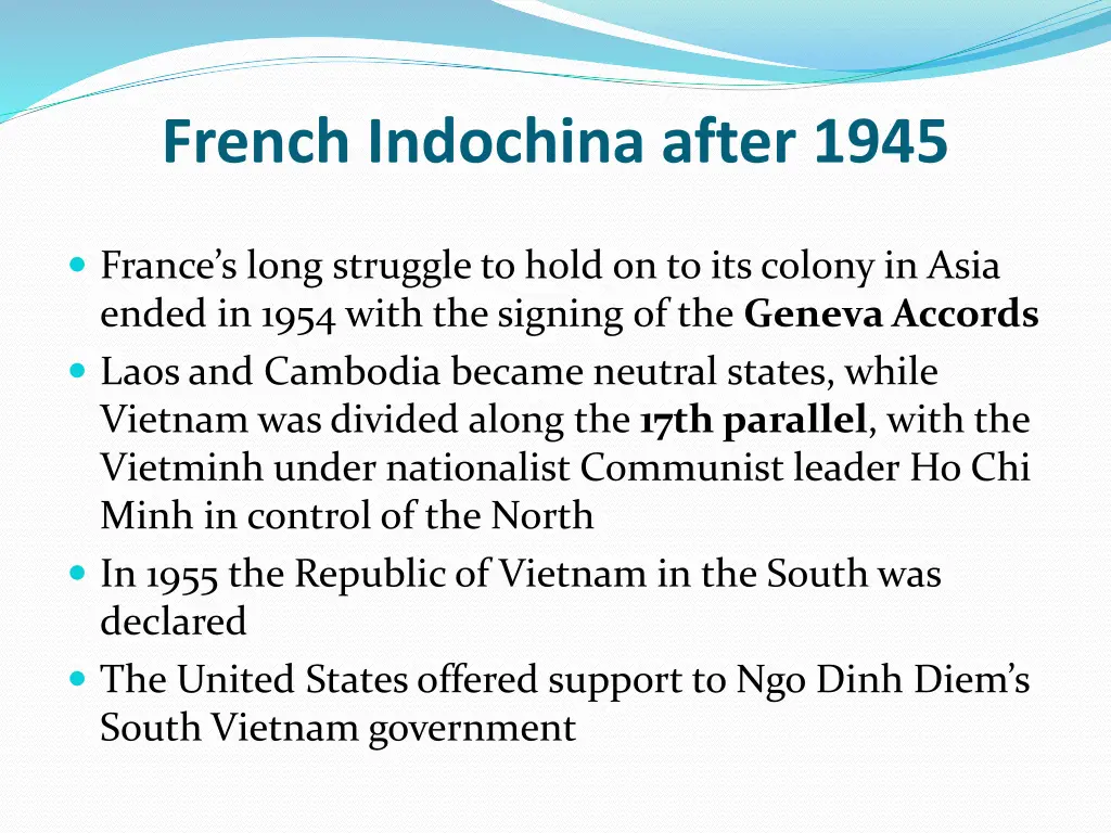 french indochina after 1945