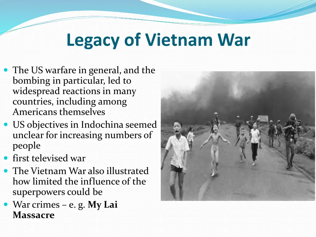 legacy of vietnam war