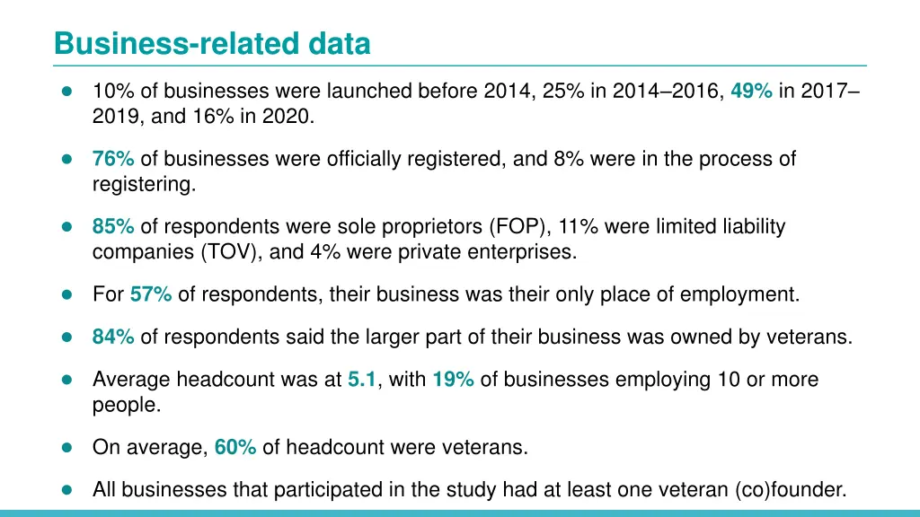 business related data