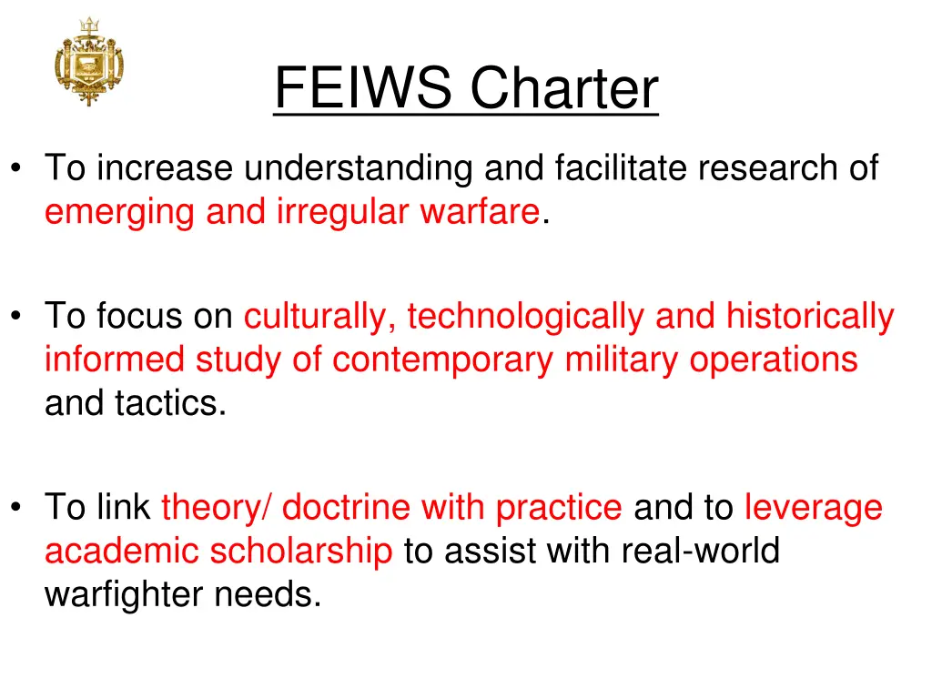 feiws charter