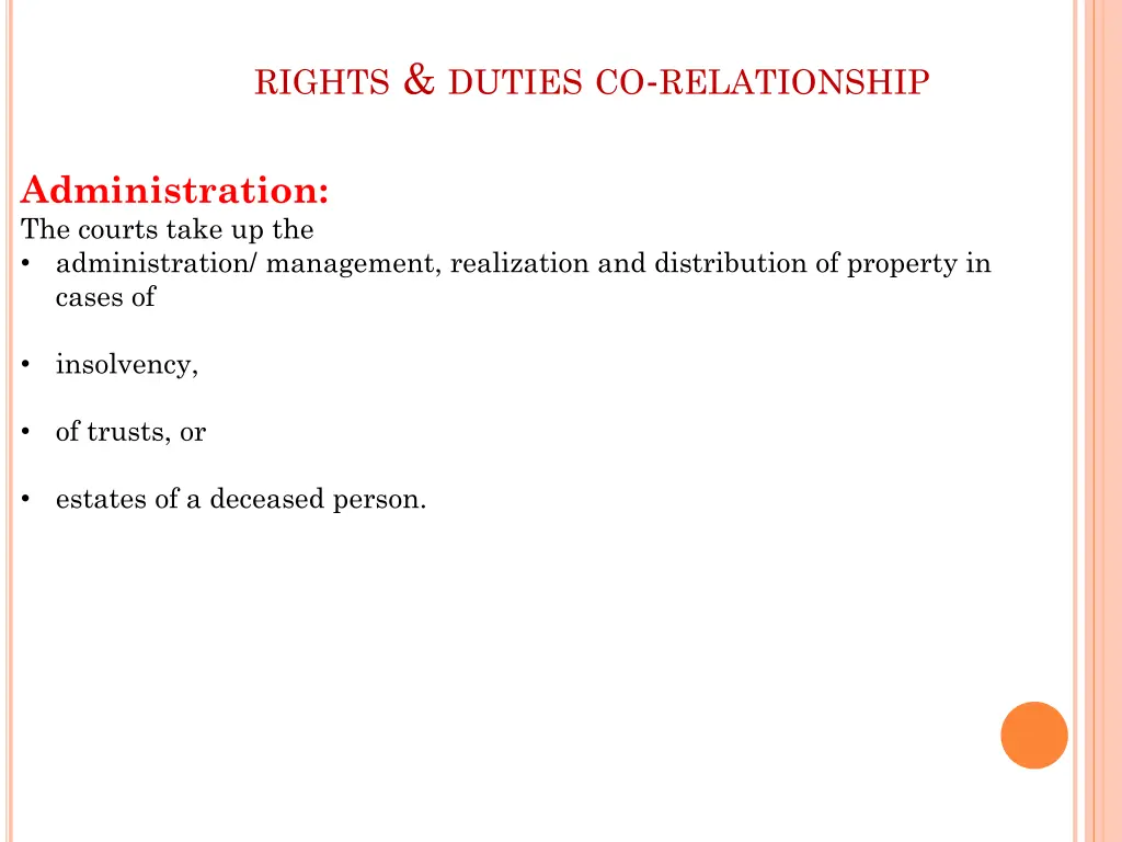 rights duties co relationship