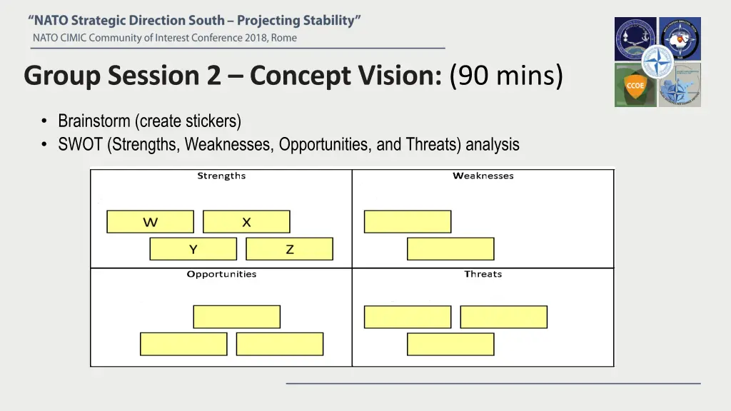 group session 2 concept vision 90 mins