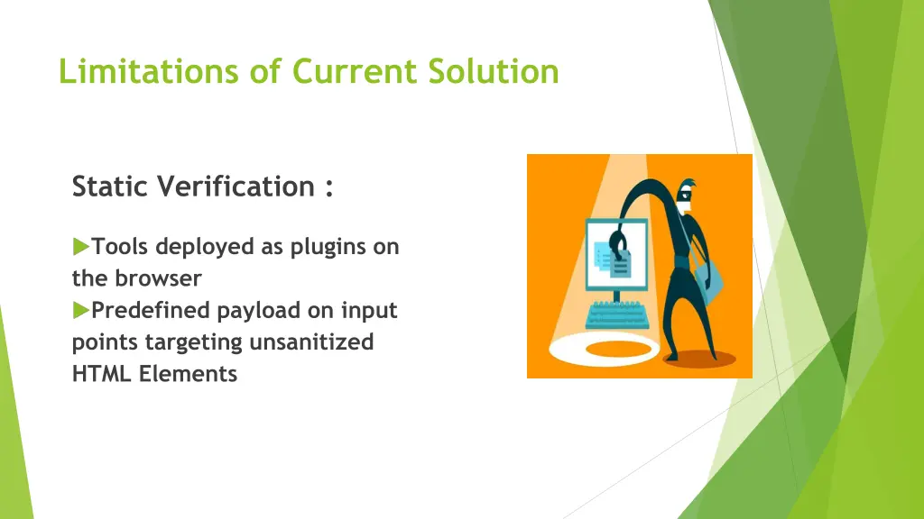 limitations of current solution 1