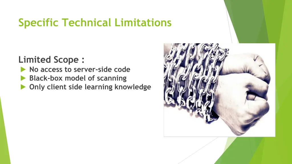 specific technical limitations 1