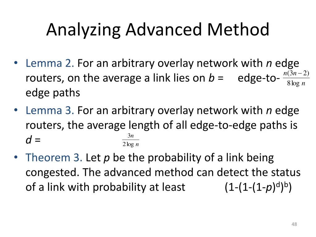 analyzing advanced method